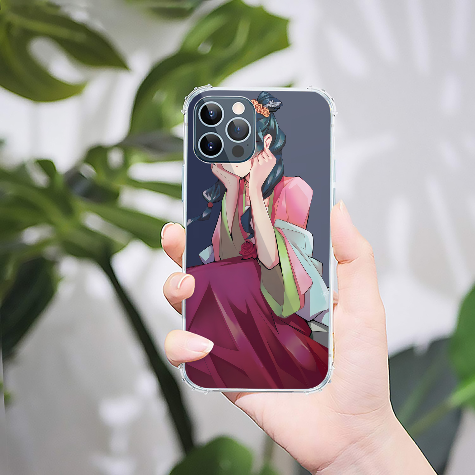 （画像用） 薬屋のひとりごと The Apothecary Diaries 【iPhone 12シリーズ対応】透明スマホケース（クリアソフトケース）